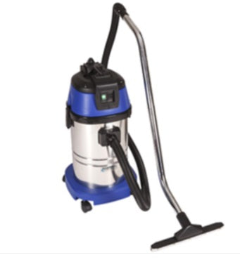 Vacuums wet and dry.